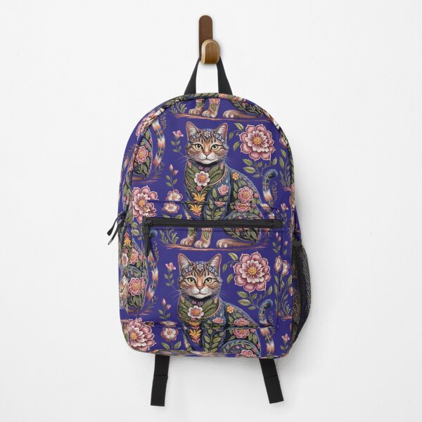 Item preview, Floral Fantasy Cat – Botanical Beauty in Bloom designed and sold by Sepinik.