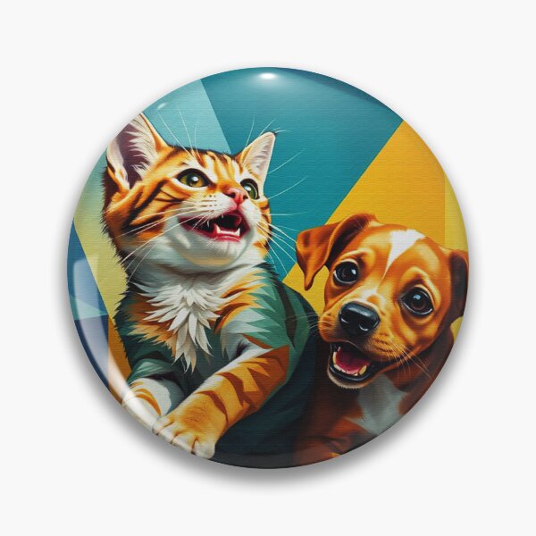 Item preview, Cat and Dog Modern Design designed and sold by Erlin Rudho.