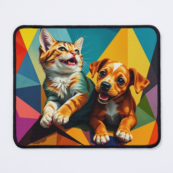 Item preview, Cat and Dog Modern Design designed and sold by Erlin Rudho.