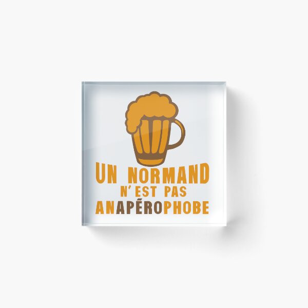 Item preview, Norman not anaperophobic fear aperitif alcohol humor beer designed and sold by Achille3777.