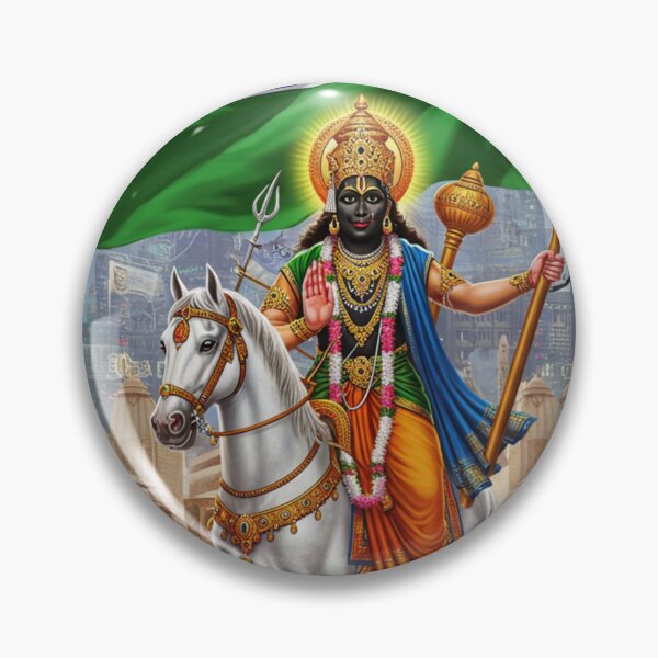Item preview, Lord Jagannath as Kalki with India Flag designed and sold by Gd3Shop Odisha.