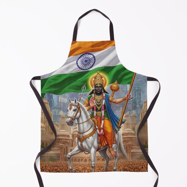 Item preview, Lord Jagannath as Kalki with India Flag designed and sold by Gd3Shop Odisha.