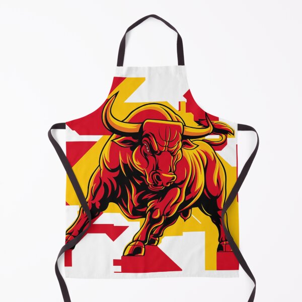 Item preview, The Spanish Bull - Stylized Fighting Bull with the Spanish Flag designed and sold by FusiTink.