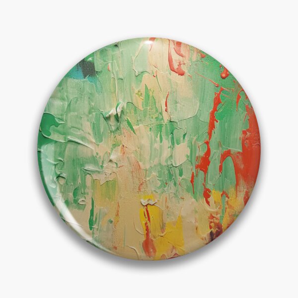 Item preview, Green Yellow Red Strokes - Abstract Oil Colors designed and sold by GrinGalore.