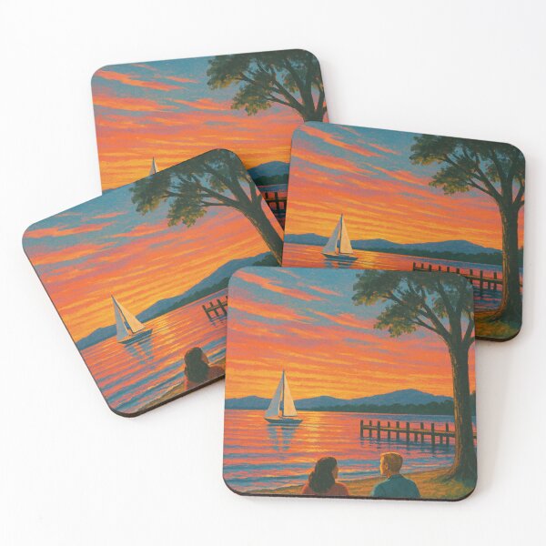 Item preview, Plattsburgh New York Lake Champlain Waterfront Sunset Scenic North Country USA designed and sold by Aryabek.