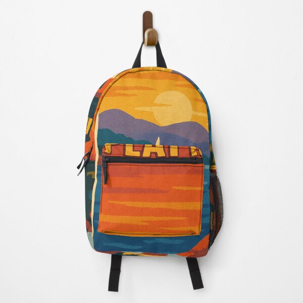 Item preview, Plattsburgh New York Lake Champlain Lighthouse Sailboat Sunset Scenic Upstate USA designed and sold by Aryabek.