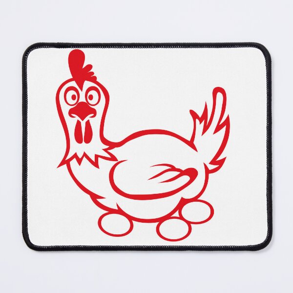 Item preview, hen drawing eggs laying chicken designed and sold by Achille3777.
