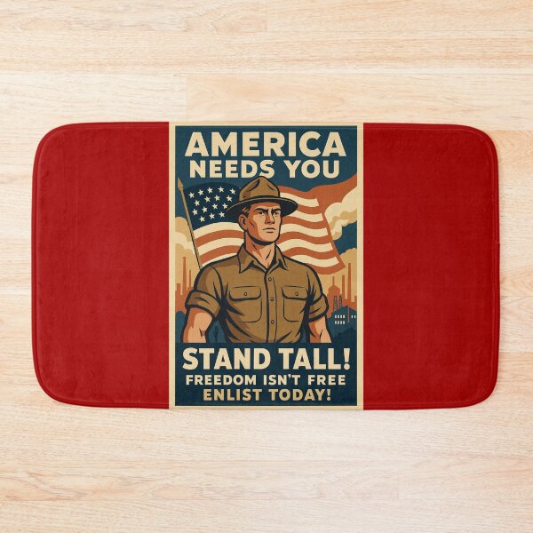 Item preview, America Needs You - Propaganda Poster form 50's designed and sold by BestDetailer.