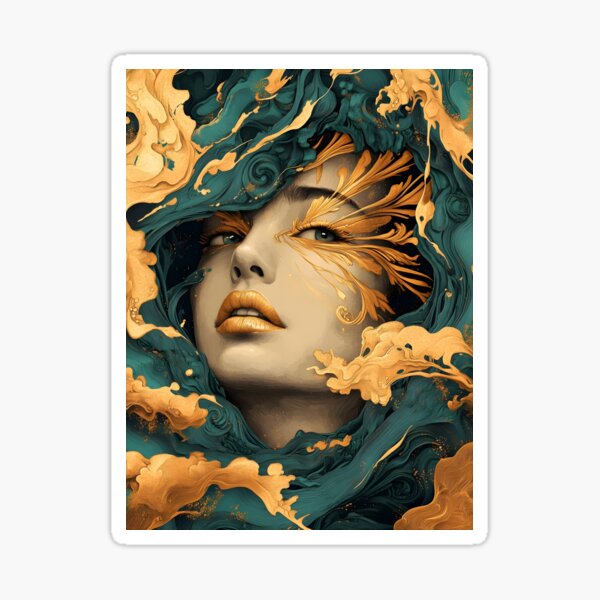 Item preview, Contours of her mind designed and sold by NereidCanvas.