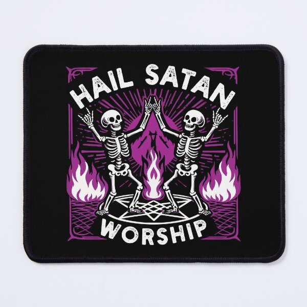 Item preview, Hail Satan Worship – Occult Aesthetic Vibes designed and sold by Scaryzz.