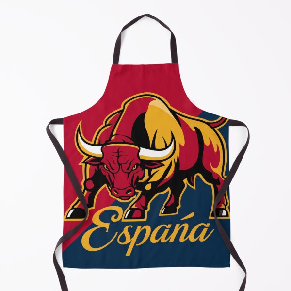 Item preview, The Bull and Spain - Imposing Bull with the Colors of the National Flag designed and sold by FusiTink.