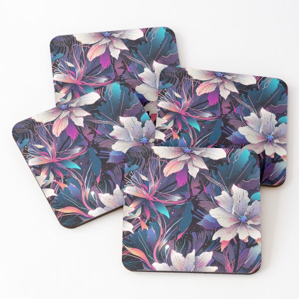 Item preview, Dynamic Graphic Floral Pattern with Vibrant Colors designed and sold by CoolPixels.