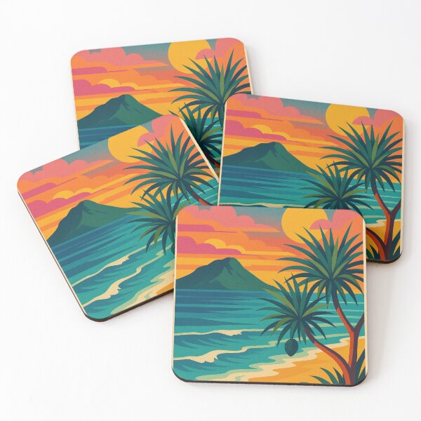Item preview, Bay of Plenty North Island New Zealand Tropical Beach Scenic Sunset Coastal Paradise designed and sold by Aryabek.