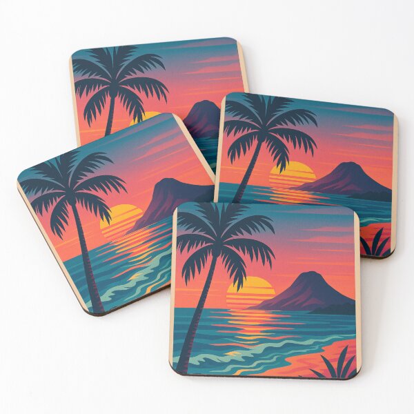 Item preview, Bay of Plenty New Zealand Tropical Coast Sunset Ocean View North Island Beaches designed and sold by Aryabek.