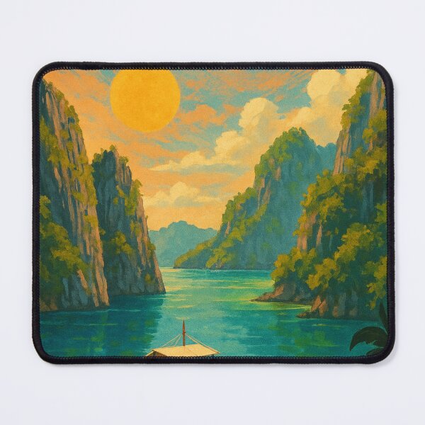 Item preview, Coron Palawan Philippines Limestone Cliffs Tropical Lagoon Scenic Island Paradise designed and sold by Aryabek.