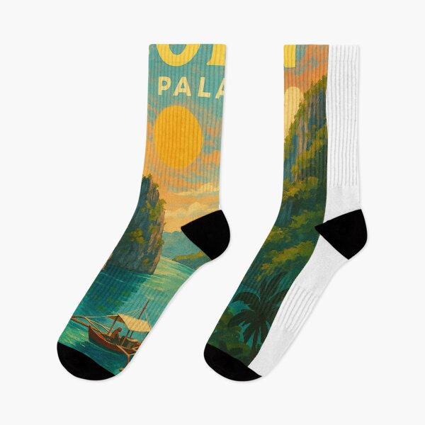 Artikelvorschau, Coron Palawan Philippinen Kalksteinfelsen Tropische Lagune Malerische Insel Paradies entworfen und verkauft von Aryabek.