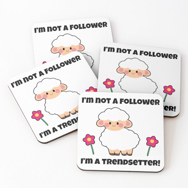 Item preview, Trendsetter Sheep - Not a Follower designed and sold by Tulip Creators .