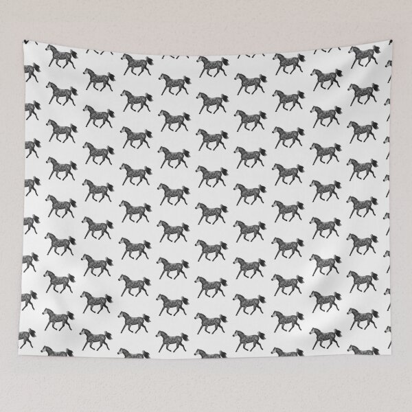 Item preview, Trotting Arabian - Dapple Grey Horse designed and sold by Art By Drina.