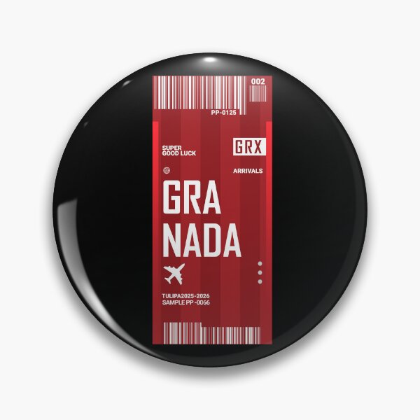 Item preview, Granada City Sticker designed and sold by TulipaGraphics.