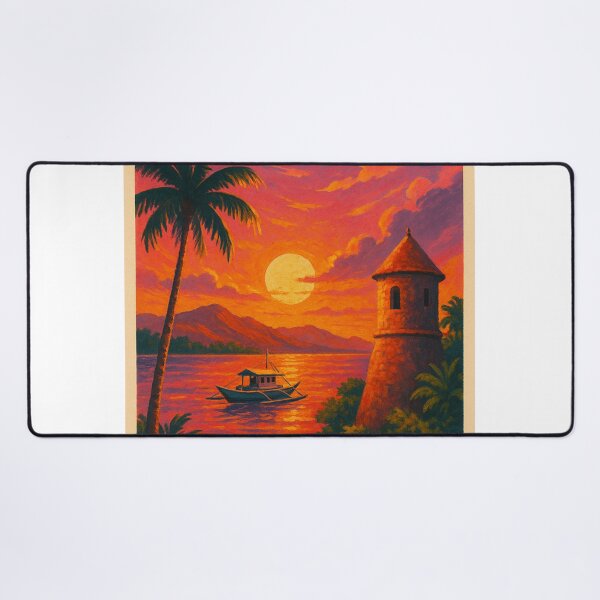 Item preview, Cebu Philippines Island Paradise Tropical Sunset Coastal Landscape Southeast Asia Beauty designed and sold by Aryabek.