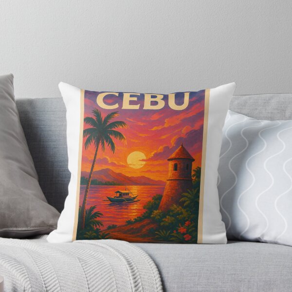 Item preview, Cebu Philippines Island Paradise Tropical Sunset Coastal Landscape Southeast Asia Beauty designed and sold by Aryabek.