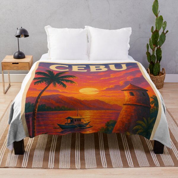 Item preview, Cebu Philippines Island Paradise Tropical Sunset Coastal Landscape Southeast Asia Beauty designed and sold by Aryabek.
