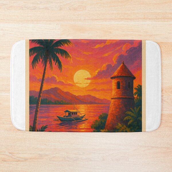 Item preview, Cebu Philippines Island Paradise Tropical Sunset Coastal Landscape Southeast Asia Beauty designed and sold by Aryabek.