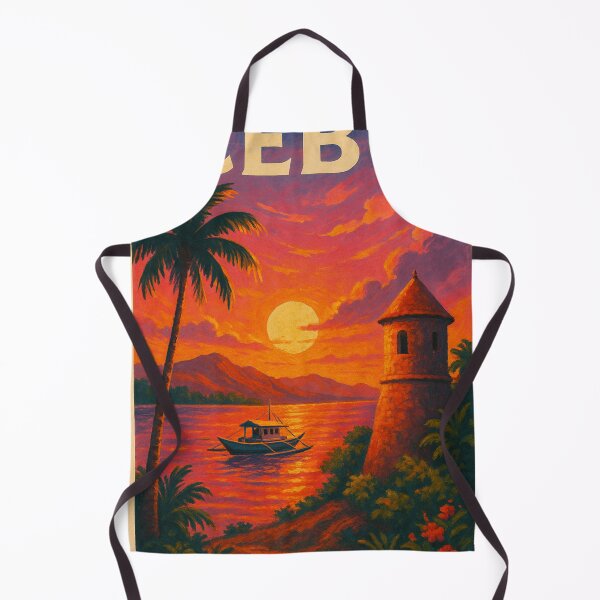 Item preview, Cebu Philippines Island Paradise Tropical Sunset Coastal Landscape Southeast Asia Beauty designed and sold by Aryabek.