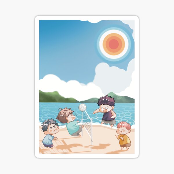 Item preview, Summer Beach Volleyball Match with Aoba Johsai designed and sold by brillylili.