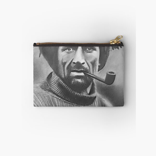 Item preview, Tom Crean Pencil Portrait – Antarctic Explorer Hand-Drawn Sketch Art Print designed and sold by ConorKeeganArt.
