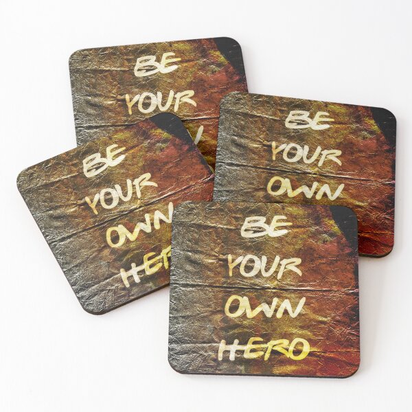Item preview, Be your Own Hero, Motivational Text Art designed and sold by NickDedidis.
