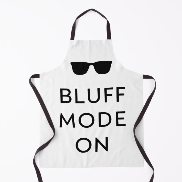 Item preview, Bluff Mode ON – Minimalist Poker Typography Design designed and sold by buttamelal.