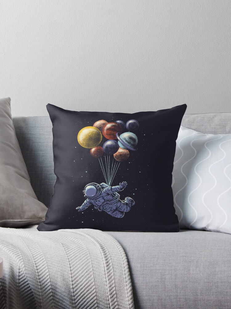 Thumbnail 1 of 4, Pillow, Space Travel designed and sold by carbine.
