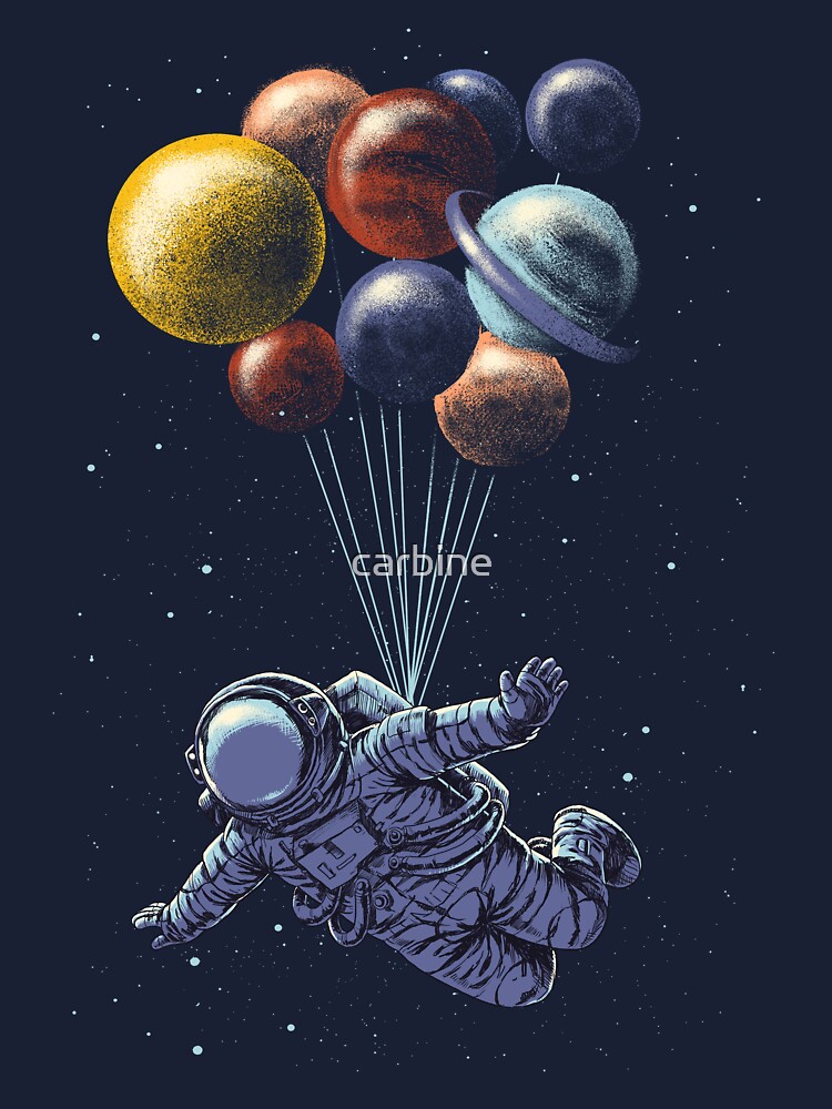 Thumbnail 2 of 2, Baby T-Shirt, Space Travel designed and sold by carbine.