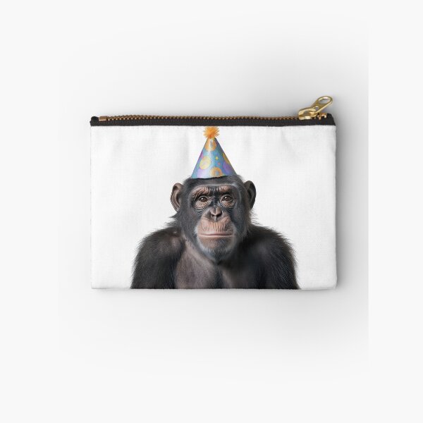 Item preview, Ape Wearing Birthday Party Hat designed and sold by LazyOwlStore.