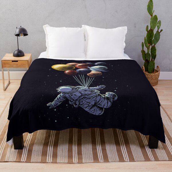 Space Travel Throw Blanket