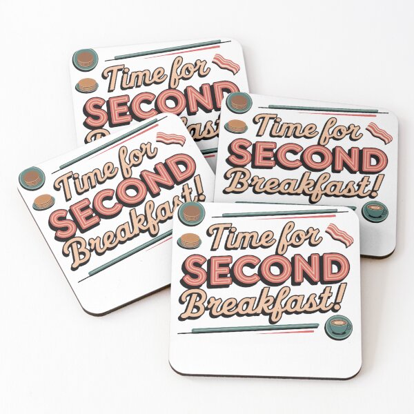 Item preview, Time for Second Breakfast – Retro Diner Typography designed and sold by ARTReMi.