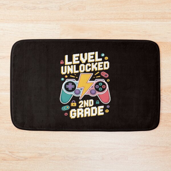Item preview, 2nd Grade Level Unlocked Video Game Back to School Boys (1) designed and sold by MAKOPOKOShop.