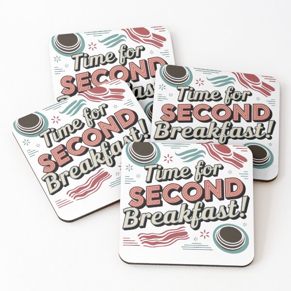 Item preview, Time for Second Breakfast – Retro Diner Typography designed and sold by ARTReMi.