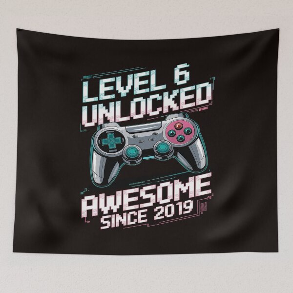 Item preview, 6th Birthday Boy Level 6 Gamer 6 Year Video Game Party designed and sold by MAKOPOKOShop.