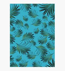Tropical Palms Pattern #2 #tropical #decor #art Photographic Print