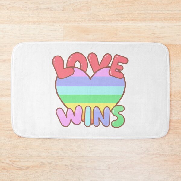 Item preview, Love wins Typography design rainbow pride month set designed and sold by nuchz.