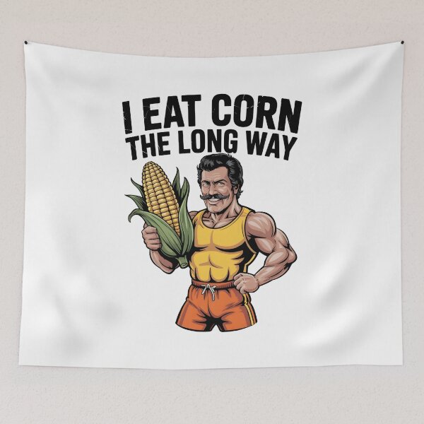 Item preview, I Eat Corn The Long Way designed and sold by SignumShop.