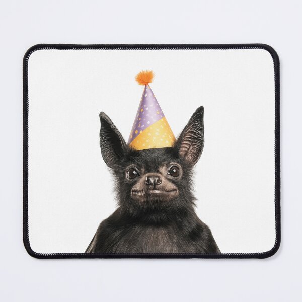 Item preview, Bat Wearing Birthday Party Hat designed and sold by LazyOwlStore.