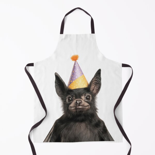 Item preview, Bat Wearing Birthday Party Hat designed and sold by LazyOwlStore.