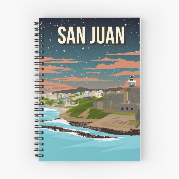 Item preview, San Juan Puerto Rico El Morro Starry Night Vintage Travel Poster designed and sold by Stadify.