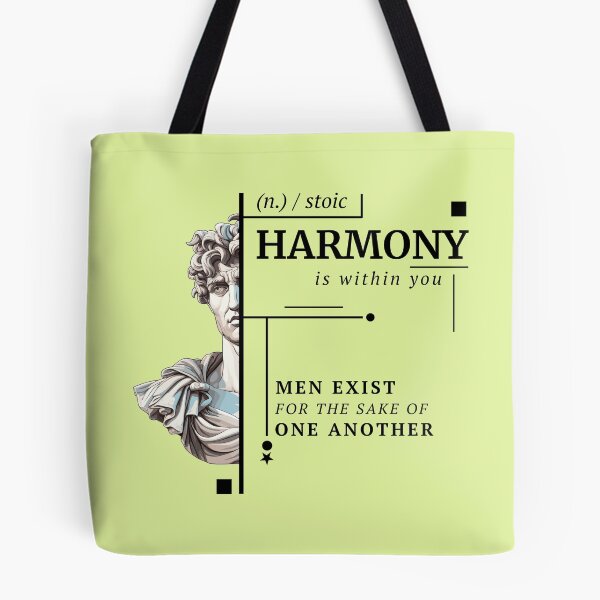 Item preview, Stoic Philosophy Brotherhood Quote designed and sold by RockFireMerch.