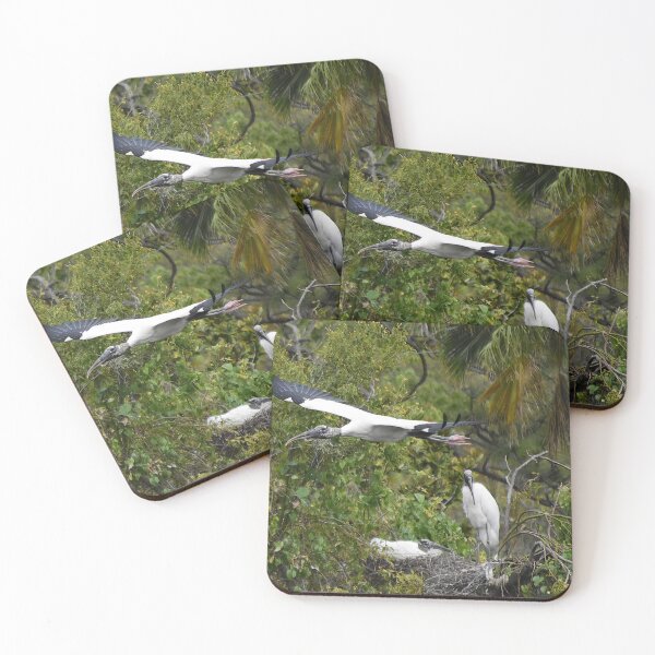 Item preview, Flying Wood Stork designed and sold by MercerImages.