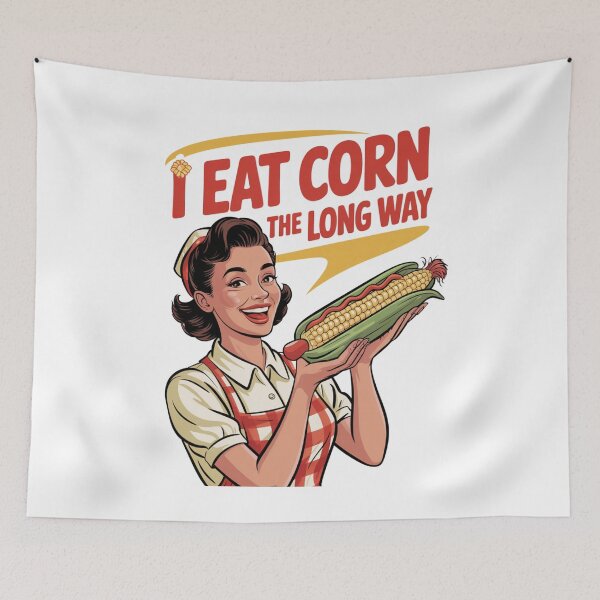 Item preview, I Eat Corn The Long Way designed and sold by SignumShop.
