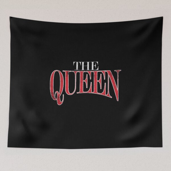 Item preview, QUEEN Bold Feminist Royal Typography Design designed and sold by The secret storage room.